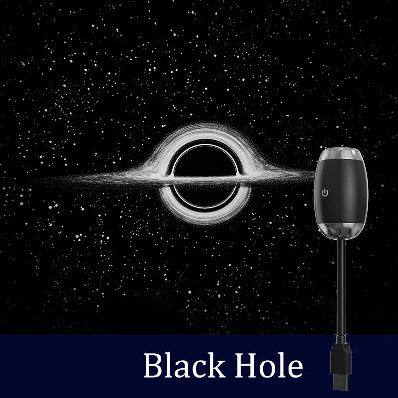 Galaxy Projector USB Night Light Car Mood Lights  LED Starry Star Lamp Party Cool Stuff For Room bedroom Home Gaming Decor