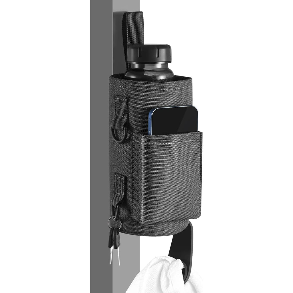 Magnetic Gym Water Bottle Bag Non Slip Magnetic Gym Sling Bag Portable Magnetic Water Bottle Carrier Holder for Gym Accessories