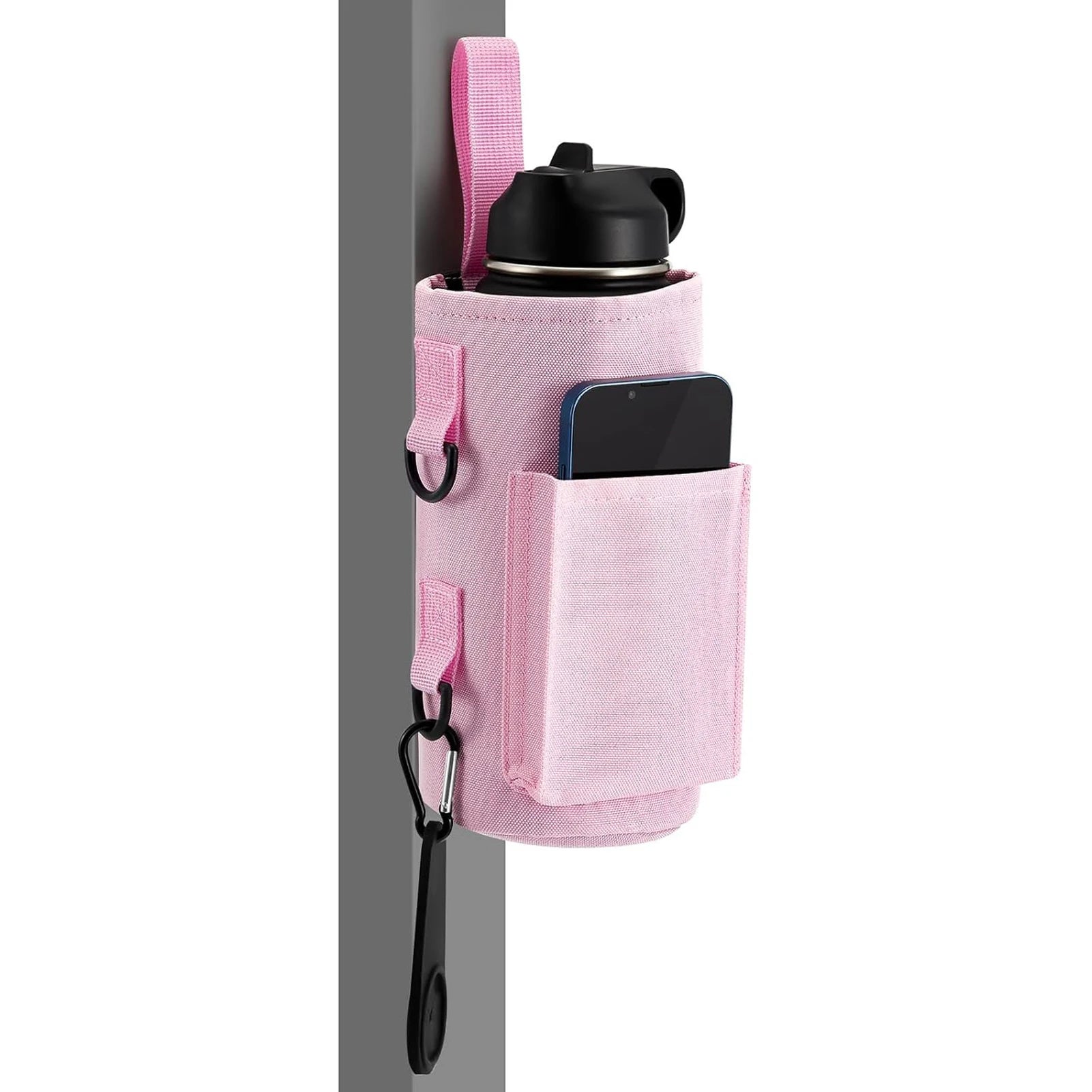 Magnetic Gym Water Bottle Bag Non Slip Magnetic Gym Sling Bag Portable Magnetic Water Bottle Carrier Holder for Gym Accessories