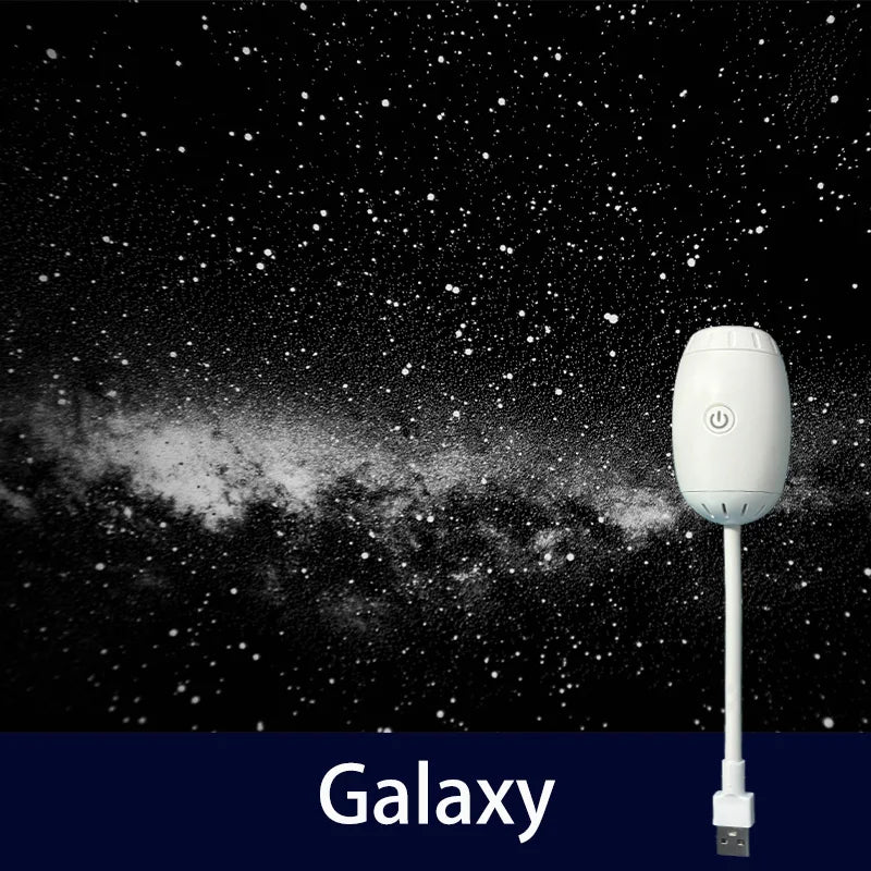 White device on a stand against a starry night sky with 'Galaxy' text below.