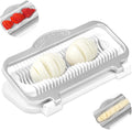 Big Egg Slicer, 2-3 Eggs at Once, Aluminum & Stainless Steel, Dishwasher Safe