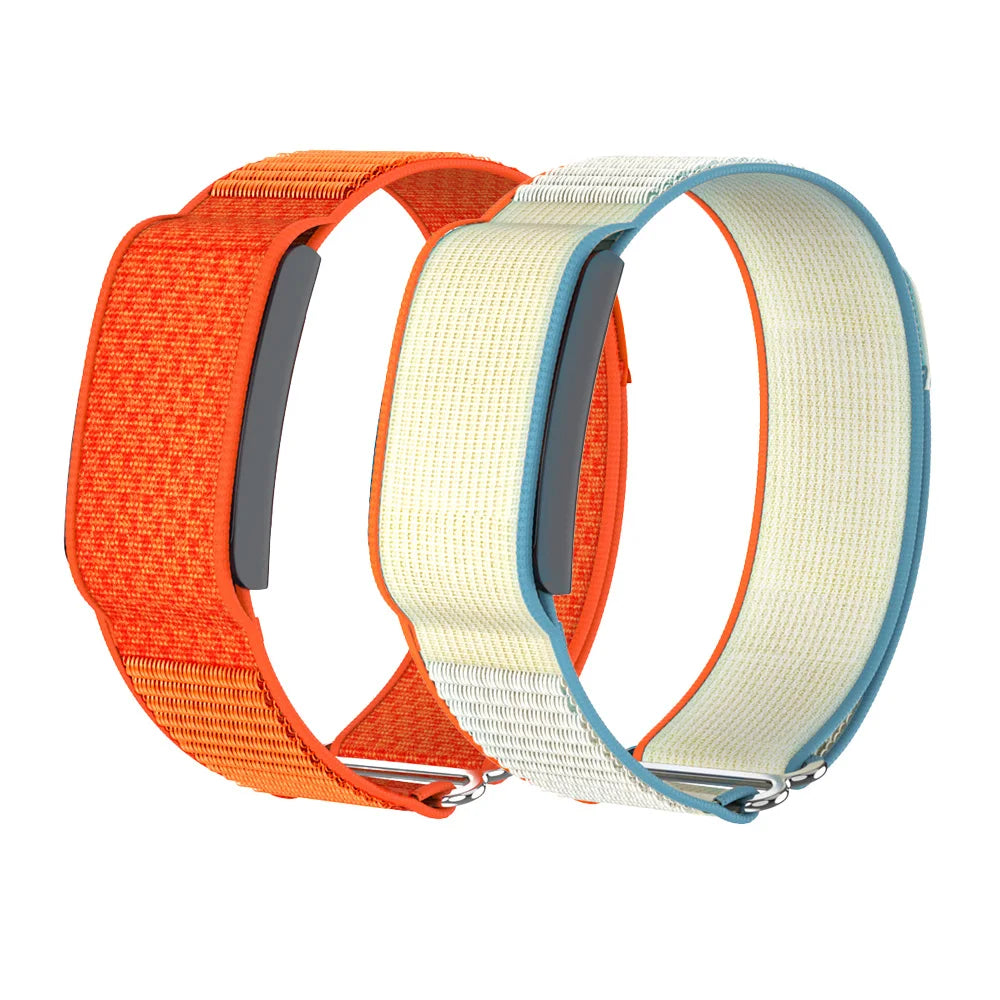 Google fitbit air Nylon loop Band for Amazfit Helio Strap Original Nylon Wristband Sport Adjustable Band for Amazfit Helio smartwatch band