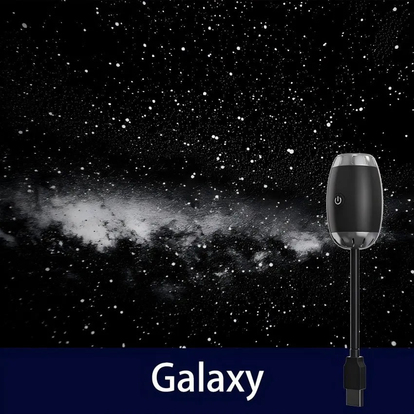 Black and silver device on a starry night sky background with 'Galaxy' text.