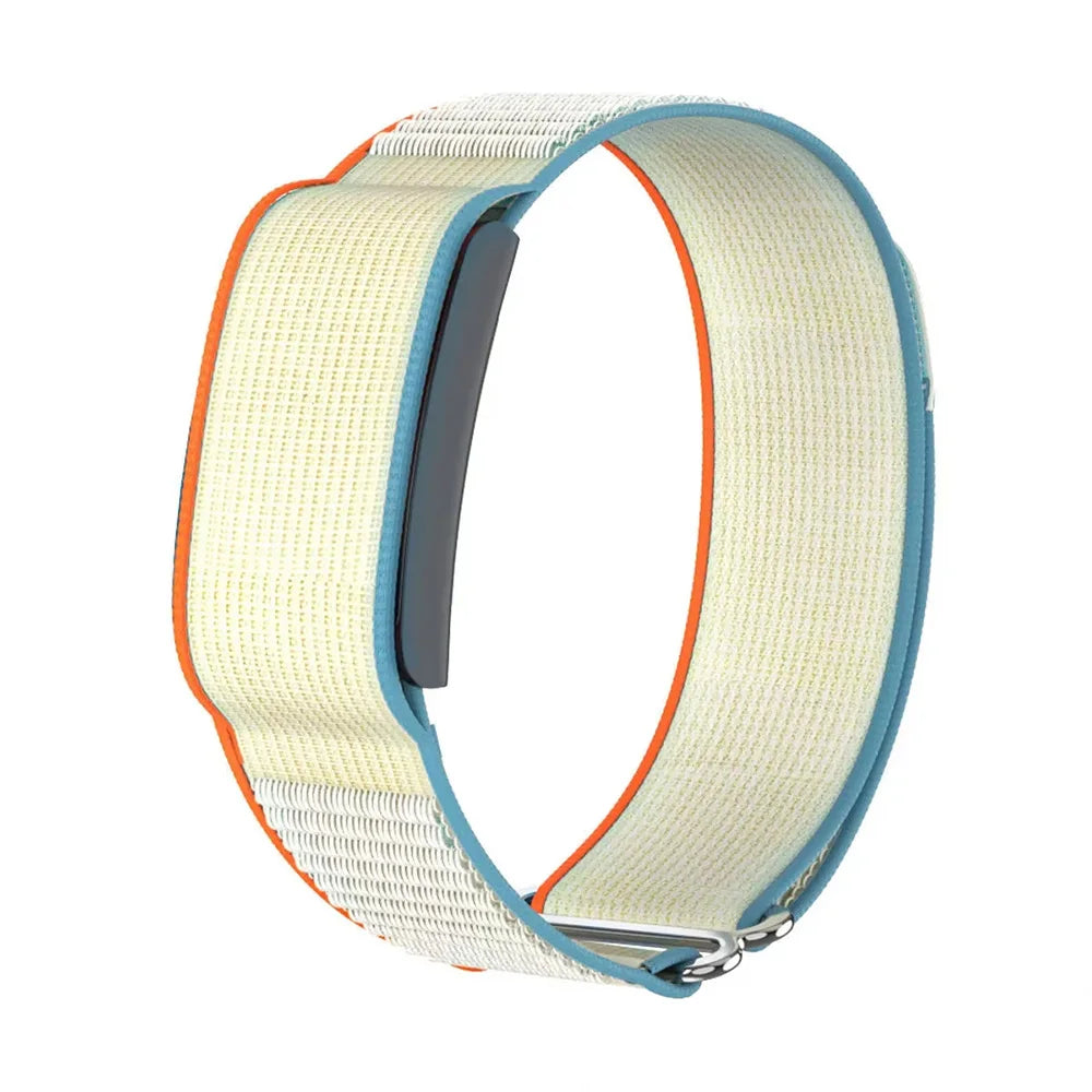 Google fitbit air Nylon loop Band for Amazfit Helio Strap Original Nylon Wristband Sport Adjustable Band for Amazfit Helio smartwatch band