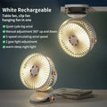 Dorm Room Cooling Setup | USB Rechargeable Clip-On Fan with LED Light
