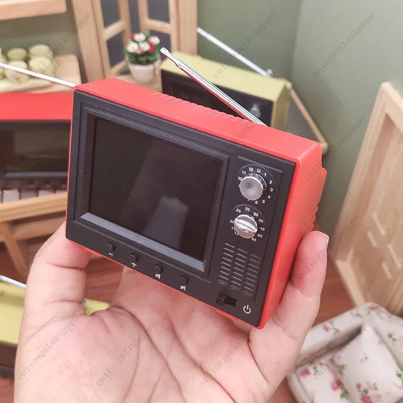 Mini TV Can Play Videos, Mini TV Model, Living Room Decorative Appliances with Brand AXORIA
