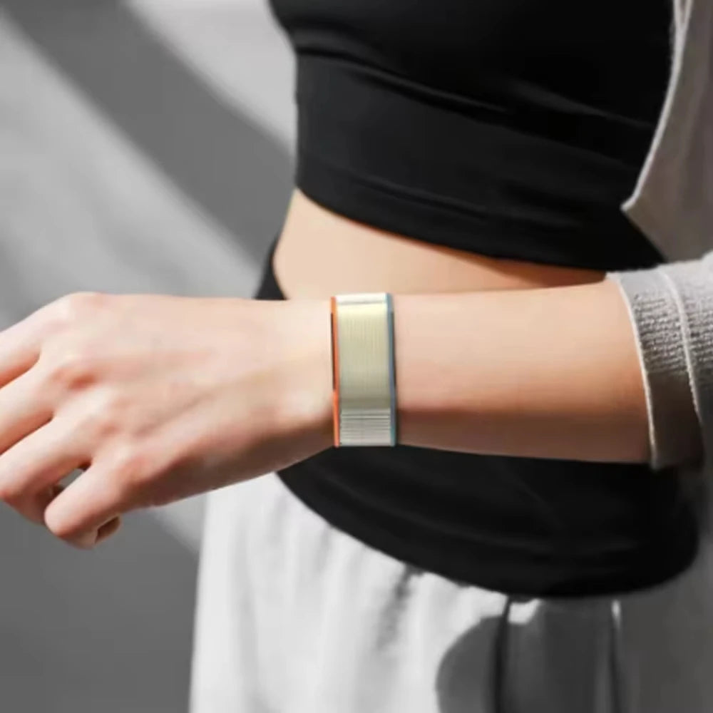 Google fitbir air Nylon loop Band for Amazfit Helio Strap Original Nylon Wristband Sport Adjustable Band for Amazfit Helio smartwatch band