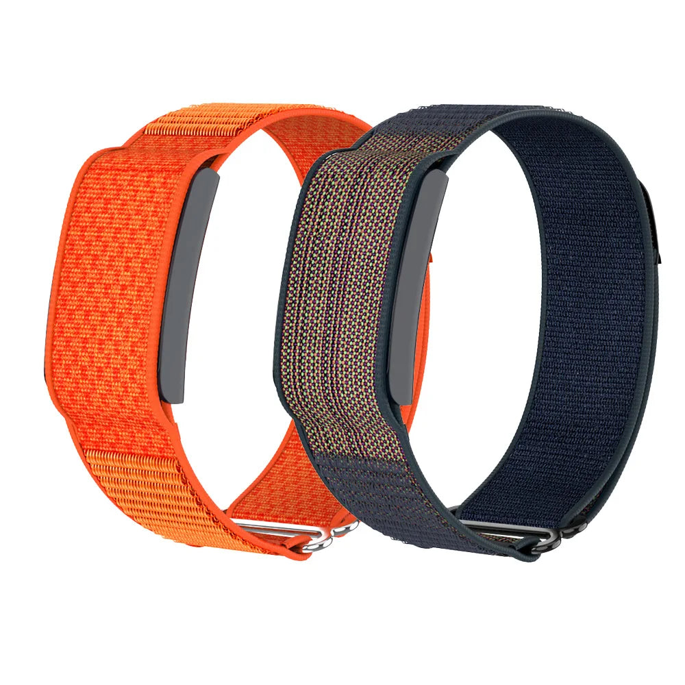 Google fitbit air Nylon loop Band for Amazfit Helio Strap Original Nylon Wristband Sport Adjustable Band for Amazfit Helio smartwatch band