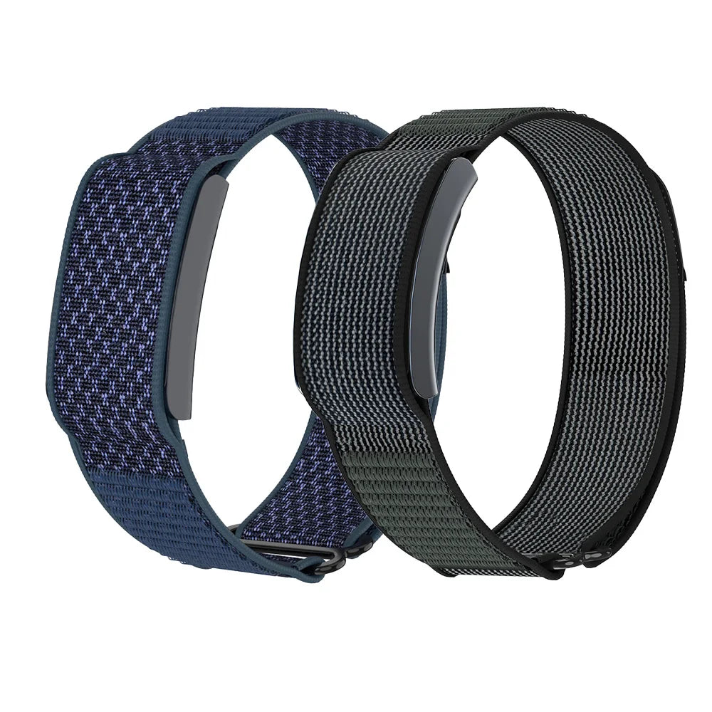 Google fitbit air Nylon loop Band for Amazfit Helio Strap Original Nylon Wristband Sport Adjustable Band for Amazfit Helio smartwatch band
